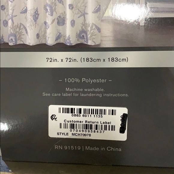 Decor Studios Shower Curtain- NWT! - Picture 3 of 8